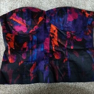 Bebe bustier top - beautiful colors
